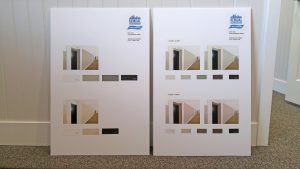 Remdal interior painting color board