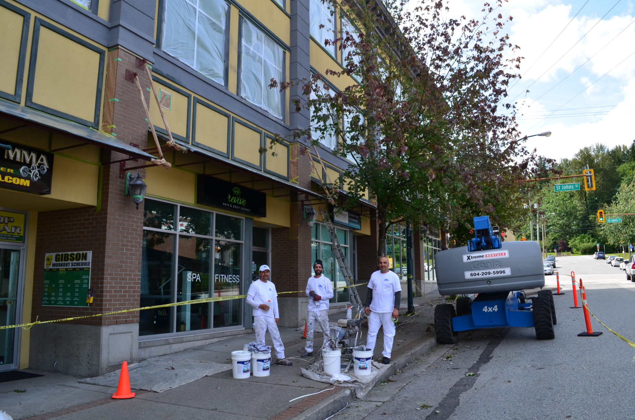 Commerical Building Painting in Port Moody — Remdal